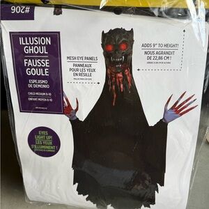 Illusion Ghoul Kids Costume - Black and Red